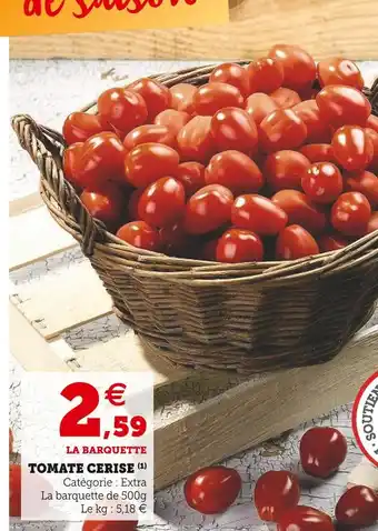 Super U Tomate cerise offre