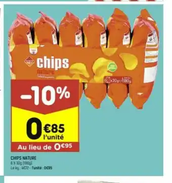 Leader Price Chips Nature offre