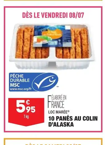 ALDI 10 Panés Au Colin d'Alaska offre