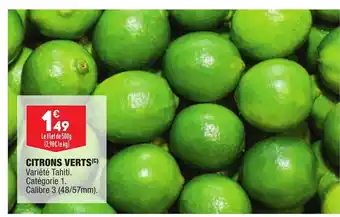 ALDI Citrons Verts offre