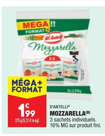 ALDI D'Antelli Mozzarella offre