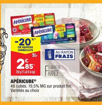 ALDI Apéricube offre
