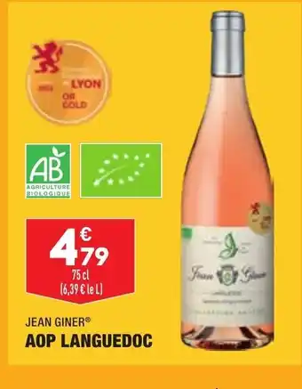 ALDI Jean Giner AOP Languedoc offre