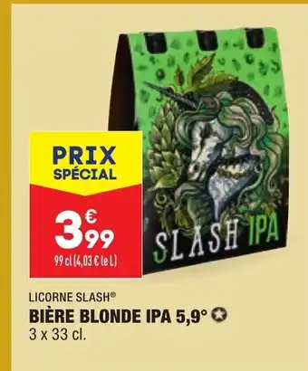 Licorne Slash Bière Blonde IPA 5,9