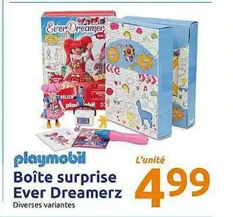 Action Playmobil Boite Surprise Ever Dreamerz offre
