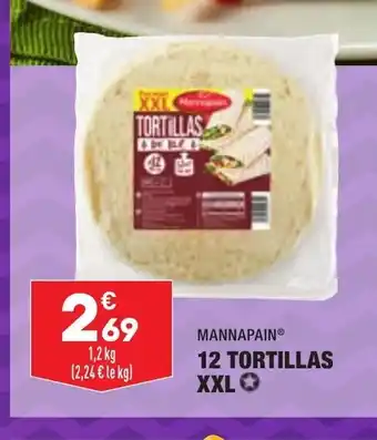 ALDI 12 Tortillas XXL offre