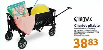 Action Froyak Chariot Pliable offre