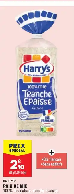 ALDI Harry's Pain de Mie offre