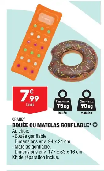 ALDI Bouée Ou Matelas Gonflable offre