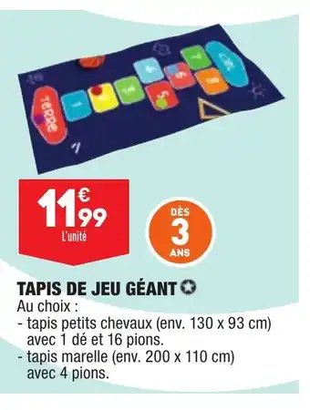 ALDI Tapis de Jeu Géant offre