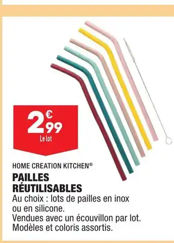 Pailles Réutilisables