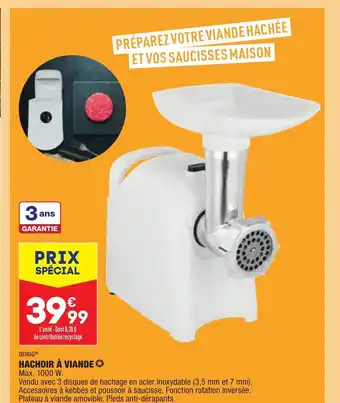 ALDI Quigg Hachoir à Viande offre