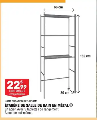 ALDI Étagère de Salle de Bain Métal offre