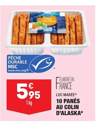 ALDI 10 Panés Au Colin d'Alaska offre