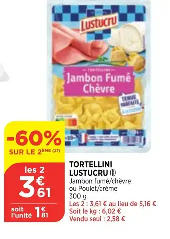Bi1 Tortellini Lustucru offre
