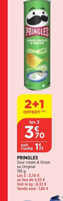 Bi1 Pringles offre
