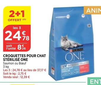 Bi1 Croquettes Pour Chat Stérilisé One offre