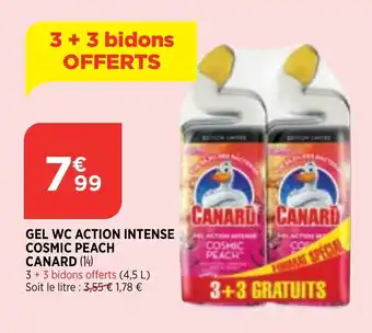 Bi1 Gel Wc Action Intense Cosmic Peach Canard offre