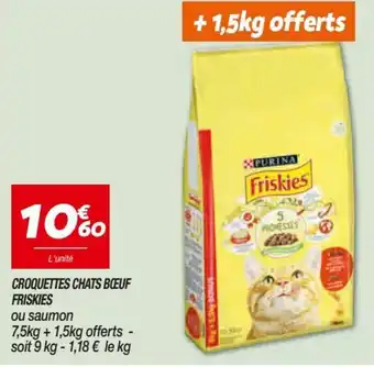 Netto Croquettes Chats Bœuf Friskies offre