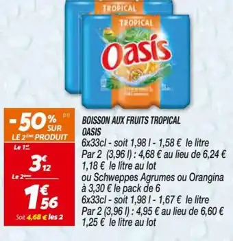 Netto Oasis Boisson Aux Fruits Tropical offre