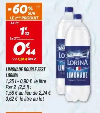 Netto Lorina Limonade Double Zest offre