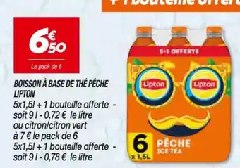 Netto Lipton Boisson à Base de Thé Pêche offre