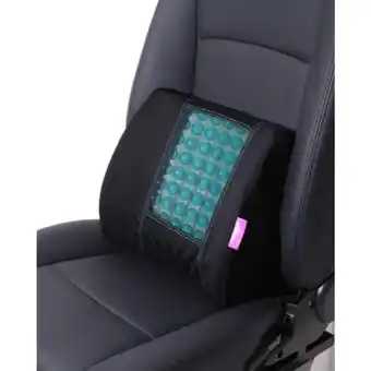 Norauto coussin lombaire à mémoire de forme en gel rafraßchissant et bulles massantes norauto