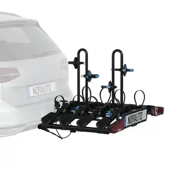 Norauto Norauto porte-vélos d´attelage plate-forme norauto deck 200-4 pour 4 vélos offre