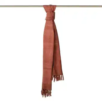 Foulard tasar silk orange brique