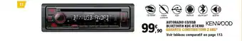 E.Leclerc L'Auto Autoradio Cd Usb Bluetooth Kdc-bt430u Kenwood offre