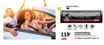 E.Leclerc L'Auto Autoradio Numérique Bluetooth Kd-x272dbt Jvc offre