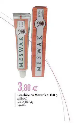 Dentifrice Au Meswak Meswak