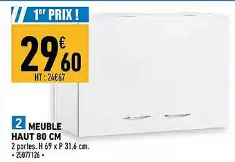 Brico Cash Meuble Haut 80 Cm offre