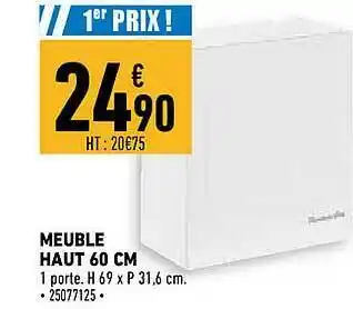 Brico Cash Meuble Haut 60 Cm offre