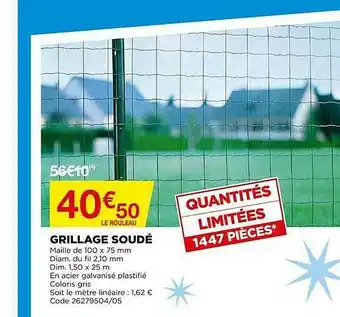 Bricomarché Grillage Soudé offre