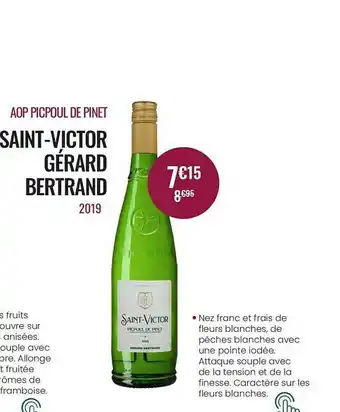 Saint - Victor Gérard Bertrand
