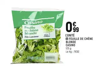 Casino Shop Feuille De Chêne Blonde Casino offre