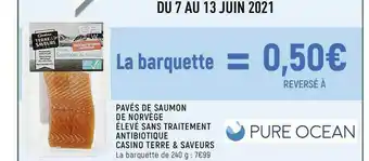 Casino Shop Pavés De Saumon De Norvège élevé Sans Traitement Antibiotique Casino Terre & Saveurs offre