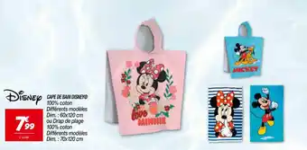 Netto DISNEY cape de bain disney offre