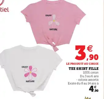 Hyper U Tee shirt fille offre