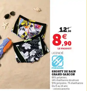 Hyper U Shorty de bain grand garcon offre