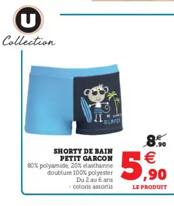 Hyper U Shorty de bain petit garcon offre