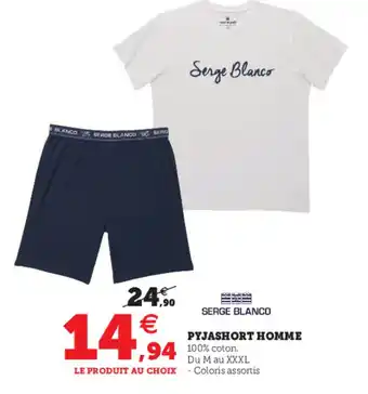 Pyjashort homme