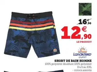 Hyper U Short de bain homme offre