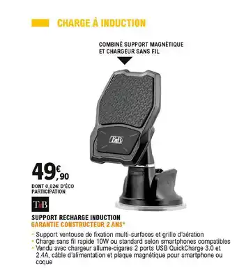 E.Leclerc L'Auto Support Recharge Induction Tnb offre