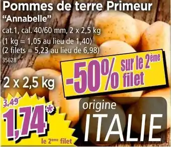 Norma Pommes de terre primeur offre