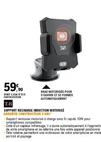 E.Leclerc L'Auto Support Recharge Induction Motorisé Tnb offre