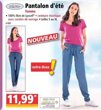 Norma Pantalon d'été offre