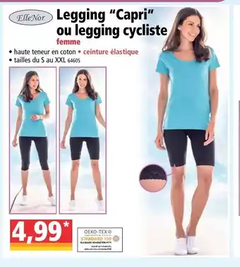Norma Legging "capri" ou legging cycliste offre