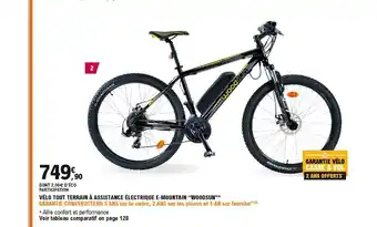 E.Leclerc L'Auto Vélo Tout Terrain à Assistance électronique E-mountain offre